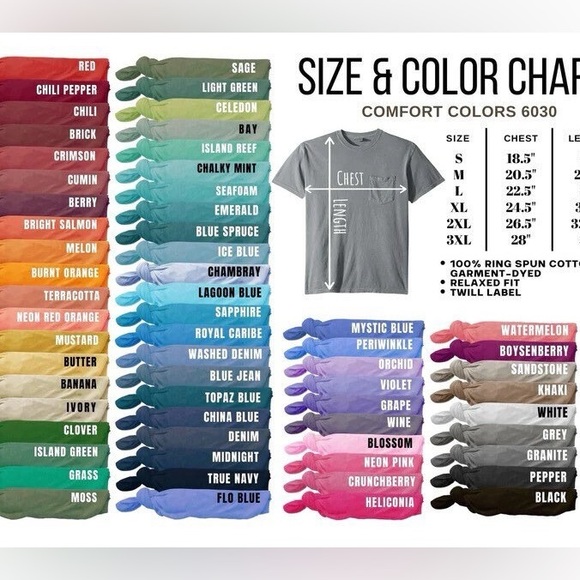 NEW Loved Comfort Colors Graphic Tee Christian Shirt S-3X - Picture 4 of 4
